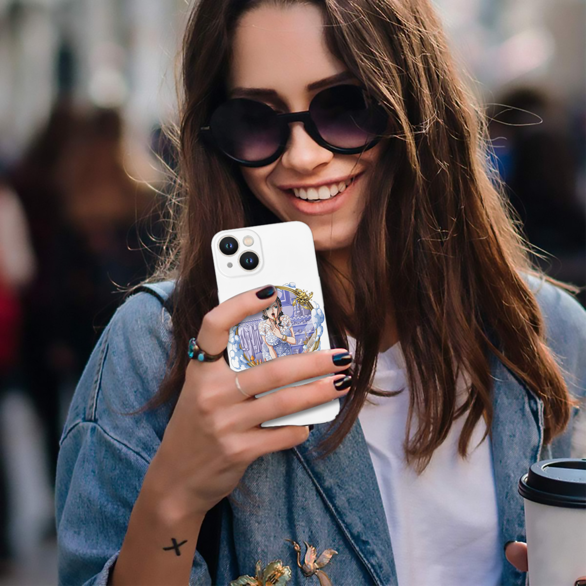 （画像用） ワンピース ニコ・ロビン ONE PIECE Nico Robin 【iPhone 14シリーズ対応】ハードケース